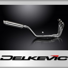 TRACER 9 GT 2021-2024 / SL10 ROUND 350mm (14 inch) SILENCER 3 into 1 COMPLETE SYSTEM 304 STAINLESS S