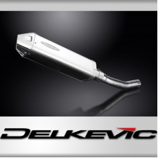 Kawasaki KLR650A 1987-2007 320mm Tri-Oval Stainless Exhaust Silencer Can Kit