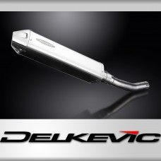 Kawasaki KLR650A 1987-2007 420mm Tri-Oval Stainless Exhaust Silencer Can Kit