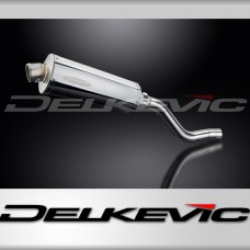 Kawasaki KLR650 Adventure Traveler 22-25 350mm Oval Stainless Exhaust Silencer