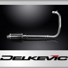 Royal Enfield 350 Classic 22-24 Bullet 23-24 Exhaust 225mm Oval Carbon Silencer