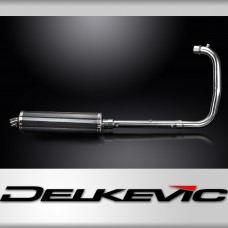 Royal Enfield 350 Classic 22-24 Bullet 23-24 Exhaust 450mm Oval Carbon Silencer