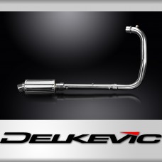 Royal Enfield 350 Classic 22-24 Bullet 23-24 Full Exhaust 225mm Oval Stainless