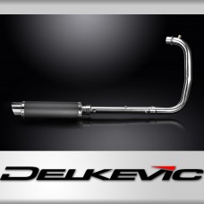 Royal Enfield 350 Classic 22-24 Bullet 23-24 Full Exhaust 350mm Round Carbon