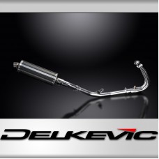 Kawasaki Ninja 500 2024-2025 Full Exhaust 2-1 350mm Oval Carbon Silencer