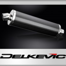 Royal Enfield 350 Classic 22-24 Bullet 23-24 450mm Oval Carbon Exhaust Silencer 