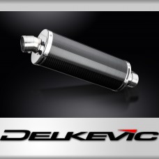 Royal Enfield 350 Classic 22-24 Bullet 23-24 350mm Oval Carbon Exhaust Silencer 