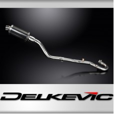 KLR650 F-G-H Adventure - Traveler 2022-2025 / DS70 OVAL 225mm (9 inch) CARBON FIBRE SILENCER COMPLET