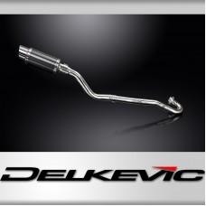 Kawasaki KLR650E 2008-2019 Full Exhaust 200mm Round Carbon Silencer Can