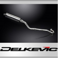 Kawasaki KLR650E 2008-2019 Full Exhaust 350mm Oval Stainless Silencer Can