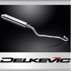 Kawasaki KLR650E 2008-2019 Full Exhaust 420mm Tri-Oval Stainless Silencer Can