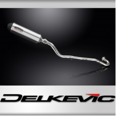 Kawasaki KLR650E 2008-2019 Full Exhaust 343mm X-Oval Stainless Silencer Can