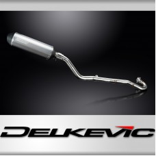 Kawasaki KLR650C 1995-2003 Complete Exhaust 343mm X-Oval Titanium Silencer Can