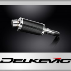 Honda XL750 Transalp 2023-2025 225mm Oval Carbon Exhaust Silencer Can Kit