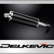 Honda XL750 Transalp 2023-2025 350mm Oval Carbon Exhaust Silencer Can Kit