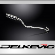 Kawasaki KLR600 KL600 1985-1994 Complete Exhaust 200mm Round Stainless Silencer 