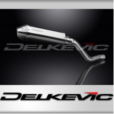 Kawasaki KLR600 KL600 1985-1994 320mm Tri-Oval Stainless Exhaust Silencer Can