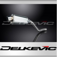 Kawasaki KLR600 KL600 1985-1994 225mm Oval Stainless Exhaust Silencer Can Kit