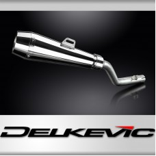 Suzuki DR350 1990-1999 Delkevic Reverse Cone Stainless Exhaust Silencer