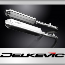 VTR1000 SP-2 2002-2008 / 2* TRI-OVAL 420mm (17 inch) LH + RH SILENCERS 304 STAINLESS STEEL