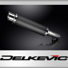 CRF1100L AFRICA TWIN 2020-2024 / DL10 ROUND 350mm (14 inch) CARBON FIBRE SILENCER