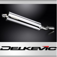 BMW F900 R/XR 2020-2024 450mm Oval Stainless Exhaust Silencer Can Kit