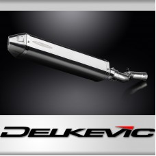 BMW F900 R/XR 2020-2024 420mm Tri-Oval Stainless Exhaust Silencer Can Kit