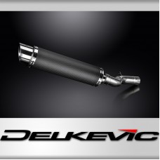 BMW F900 R/XR 2020-2024 350mm Round Carbon Exhaust Silencer Can Kit
