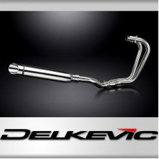 CB400N CB250N SUPER DREAM HAWK 1978-1982 / 2 into 1 COMPLETE SYSTEM 410mm CUSTOM SILENCER WITH SLASH