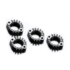 Kawasaki Z1 Z1A Z1B Z900A4 72-76 Exhaust Flanges x 4 Cast Mild Steel Chrome