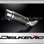 YAMAHA FZS600 FAZER 1998-2003 200mm ROUND CARBON  SILENCER EXHAUST KIT