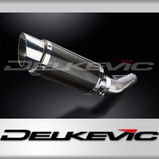 YAMAHA FZS600 FAZER 1998-2003 200mm ROUND CARBON  SILENCER EXHAUST KIT