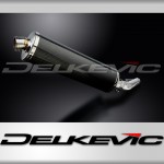 YAMAHA FZS600 FAZER 1998-2003 450mm OVAL CARBON BSAU SILENCER EXHAUST KIT