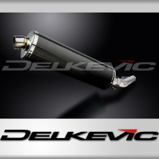 YAMAHA FZS600 FAZER 1998-2003 450mm OVAL CARBON BSAU SILENCER EXHAUST KIT