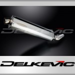 YAMAHA FZS600 FAZER 1998-2003 450mm OVAL STAINLESS BSAU SILENCER EXHAUST KIT