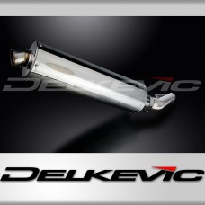 YAMAHA FZS600 FAZER 1998-2003 450mm OVAL STAINLESS BSAU SILENCER EXHAUST KIT