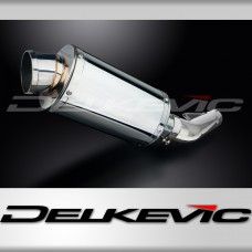 YAMAHA FZS600 FAZER 1998-2003 225mm OVAL STAINLESS SILENCER EXHAUST KIT